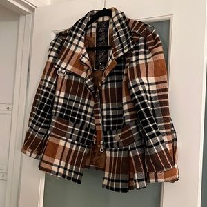 LAMB plaid jacket size 6
